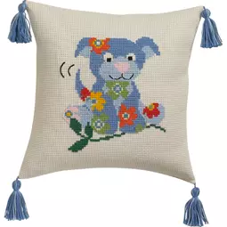 Permin Dog Cushion Cross Stitch Kit