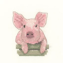 Heritage Little Pig - Aida Cross Stitch Kit