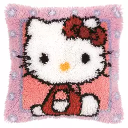 Vervaco Hello Kitty Latch Hook Latch Hook Cushion Kit