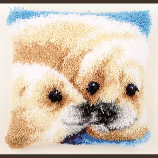 Image 1 of Vervaco Seal Pups Cushion Latch Hook Cushion Kit