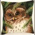 Image of Vervaco Baby Owl Cushion Cross Stitch Kit