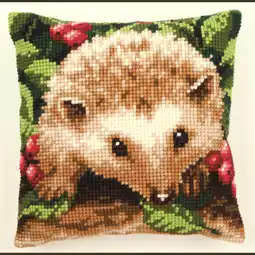 Vervaco Hedgehog Cushion Cross Stitch Kit