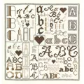 Image of Heather Anne Designs Coffee Alphabet Cross Stitch Kit