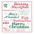 Image of Heather Anne Designs Christmas Greetings Cross Stitch Kit