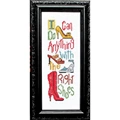 Image of Bobbie G Designs The Right Shoes Cross stitch Chart