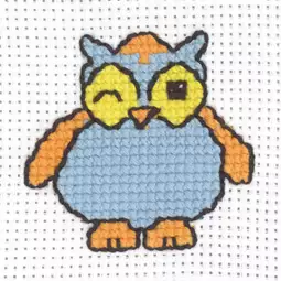 Permin Winking Owl Cross Stitch Kit