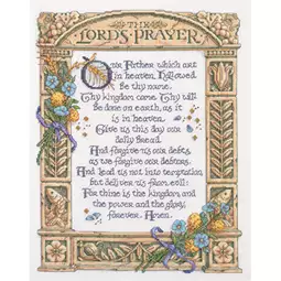 Bucilla The Lord's Prayer Cross Stitch Kit