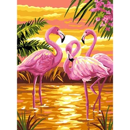 Royal Paris Flamingos Tapestry Canvas