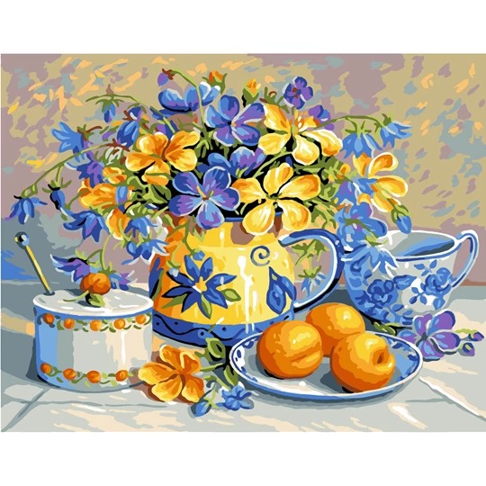 Image 1 of Royal Paris Apricot Preserve Tapestry Canvas