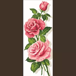 Royal Paris Pink Roses Tapestry Canvas