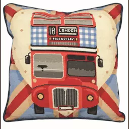 Anchor London Bus Cushion Tapestry Kit