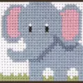 Image of Anchor Elephant Cross Stitch Kit
