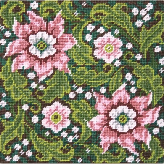 Image 1 of Design Works Crafts Artful Flowers Tapestry Kit