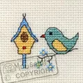 Image of Mouseloft Birdhouse Cross Stitch Kit