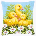 Image of Vervaco Duckling Cushion Cross Stitch Kit