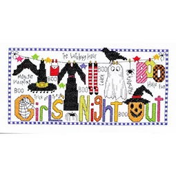 Bobbie G Designs Girls Night Out Cross Stitch Kit