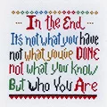 Image of Bobbie G Designs In the End Cross Stitch Kit