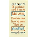 Image of Bobbie G Designs Make an Appointment Cross Stitch Kit