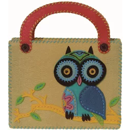 Kleiber Cream Owl Bag Craft Kit