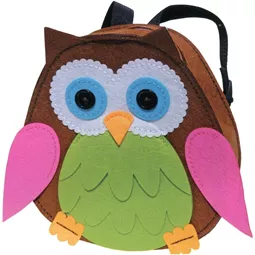 Kleiber Green/Pink Owl Backpack Craft Kit