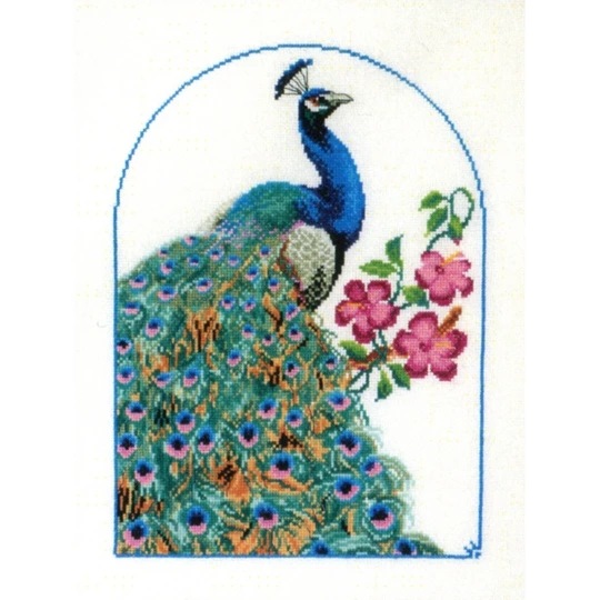 Image 1 of Pako Peacock Cross Stitch Kit
