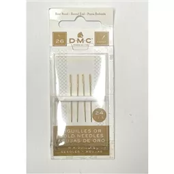 Gold Plated Tapestry Needles Size 26