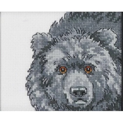 Image 1 of Permin Bear Cross Stitch Kit