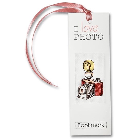 Image 1 of Luca-S Camera Bookmark Cross Stitch Kit