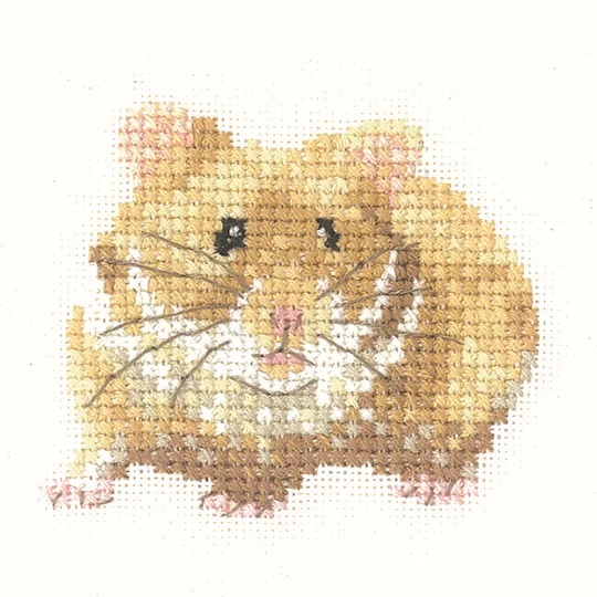 Image 1 of Heritage Hamster - Aida Cross Stitch Kit
