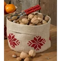 Image of Permin Stars Fruit Basket Christmas Cross Stitch Kit