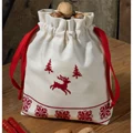 Image of Permin Reindeer Bag Christmas Cross Stitch Kit