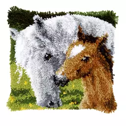 Horse and Foal Cushion