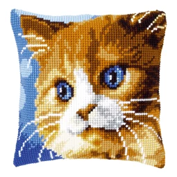 Brown Cat Cushion
