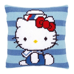Vervaco Hello Kitty Marine Cushion Cross Stitch