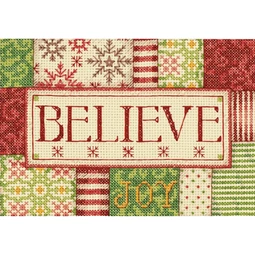 Dimensions Believe Christmas Cross Stitch Kit