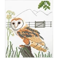 Image of Heather Anne Designs Barn Owl Cross Stitch Kit