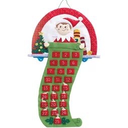 Bucilla Felt Elf Advent Calendar Christmas Craft Kit