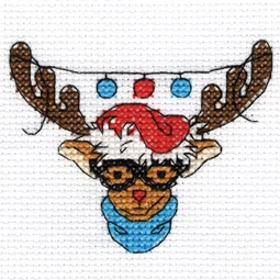 DMC Rudolf Mini Kit Cross Stitch
