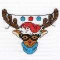 Image of DMC Rudolf Mini Kit Cross Stitch