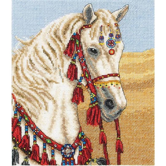 Image 1 of Anchor Arabian Horse Christmas Cross Stitch Kit
