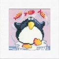 Image of Heritage Penguin Christmas Card Cross Stitch Kit