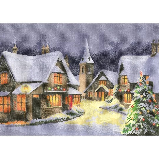 Image 1 of Heritage Christmas Village - Aida Cross Stitch Kit