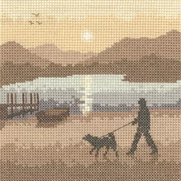 Heritage Sunset Stroll - Evenweave Cross Stitch Kit