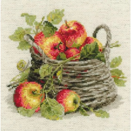 Image 1 of RIOLIS Ripe Apples Cross Stitch Kit