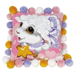 RIOLIS Lamb Cushion Cross Stitch Kit