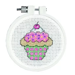 Janlynn Cupcake Cross Stitch Kit