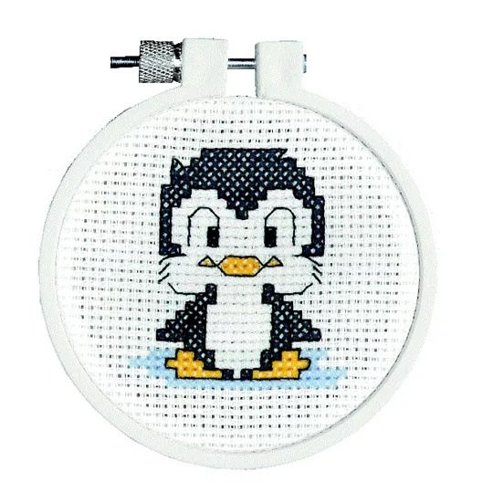 Image 1 of Janlynn Penguin Cross Stitch Kit