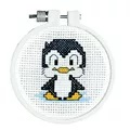 Image of Janlynn Penguin Cross Stitch Kit