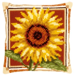Vervaco Sunflower Cushion Cross Stitch Kit