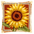 Image of Vervaco Sunflower Cushion Cross Stitch Kit